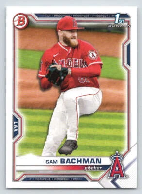 2021 Bowman Draft #BD196 Sam Bachman (ref 223626) - Image 1 of 2