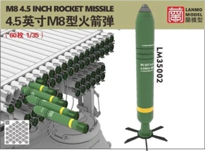 1/35 Lanmo Model WWII US Army M8 4.5 inch rocket missile #LM35002 - Picture 1 of 7