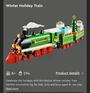 LEGO 40700 Creator Winter Holiday Train 294 Pcs Sealed New - Picture 1 of 1