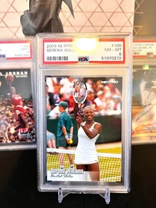 ⭐️ SERENA WILLIAMS 2003 NETPRO #100 RC PSA 8 NM/MT GRADED CARD🔥📈 RETIRED - Picture 1 of 2