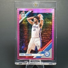 Joel Embiid DONRUSS OPTIC PINK PRIZM 76ers - INVESTMENT - MINT