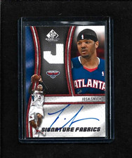Josh Smith 2009-10 SP Game Used SIGNATURE FABRICS Jersey Auto Hawks J-SMOOVE SP