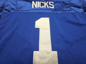 Hakeem Nicks New York Giants NFL #1 Jersey Size 52 Reebok - Picture 1 of 13