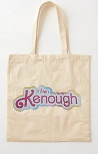 I am Kenough Barbie Shopping Bag Barbie Movie Ken Gift Hoodie Matching Tote Bag - Picture 1 of 1