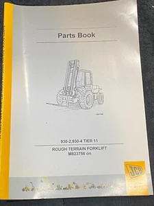 Libro de piezas de carretilla elevadora de terreno JCB 930-2,930-4, Tier11 - Imagen 1 de 6