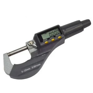Digital Electronic Outside Micrometer Carbide 0-25mm LCD Measuring Tool 0.001mm - Picture 1 of 11