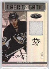 2012-13 Certified Fabric of the Game Mirror Hot Box /75 Kris Letang #FOG-LET