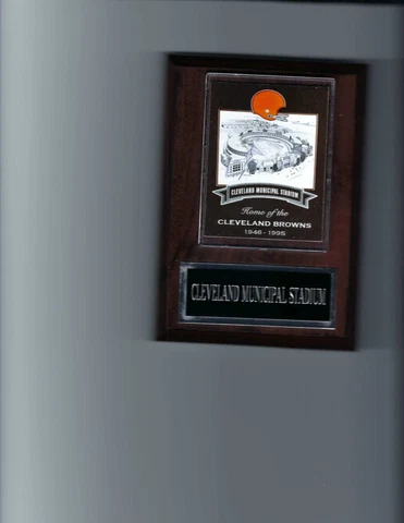 CLEVELAND MUNICIPAL STADIUM PLAQUE CLEVELAND BROWNS FOOTBALL NFL Cover