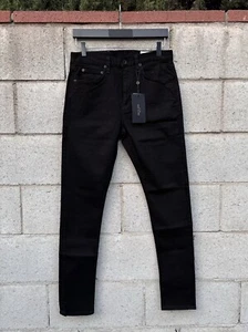 NWT $195 Rag & Bone Fit 1 Stretch Skinny Jeans Denim Black Sz 30x32 - Picture 1 of 10