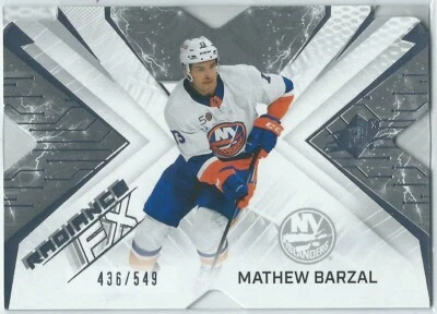2022-23 SPx Radiance F/X 436/549 Mathew Barzal #RFX-44 - Image 1 of 2