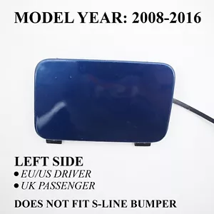 Cubierta de gancho con parachoques trasero para Audi Q5 8R 2008-2016 lado izquierdo LH buceo azul LX5Q/S9 - Imagen 1 de 9