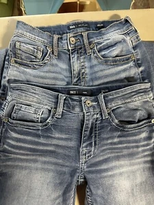 BKE Men’s Jeans 29 X 30 2 Pr. Faded Aiden And Jake Straight - Picture 1 of 4