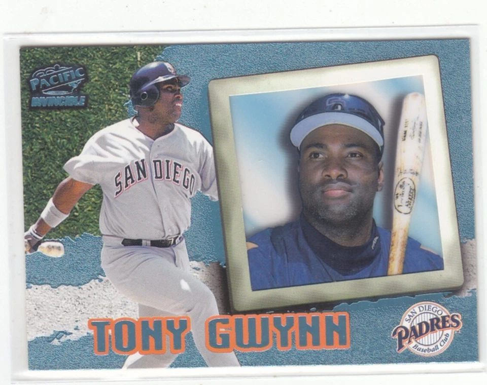 1998 Pacific Invincible TONY GWYNN PLATINUM BLUE SAN DIEGO PADRES - Image 1 of 1