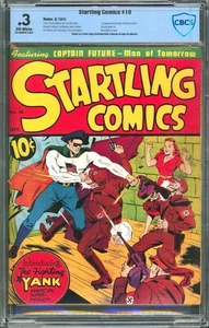 Startling Comics #10 CBCS 0.3 Nedor 1941 Coverless 1st Appearance Fighting Yank - Bild 1 von 2