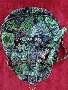 VERA BRADLEY RETIRED BLUE RHAPSODY SADDLE UP AND SMALL WALLET - Picture 1 of 4