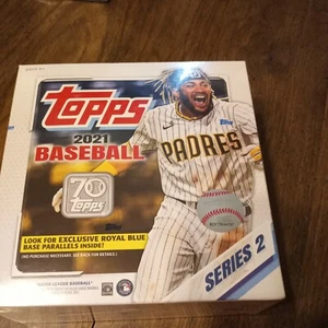 ⚾ 2021 Topps Series 2 MEGA BOX! 256 Karten! Look for BLUE PARALLES NEU - Bild 1 von 5