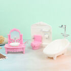 Doll Simulation Bathtub Wash Basin Toilet Matching Model Children Girl Toys√ Ni