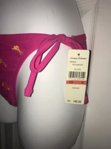 40 $ Tommy Bahama Marlin Fisch String-Bikinihose XS Freesienrosa 1 Stück Bademode - Bild 1 von 6