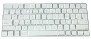Genuine Apple Magic Keyboard 2 Wireless A1644 Rechargeable - Fully Tested Silver - Picture 1 of 7