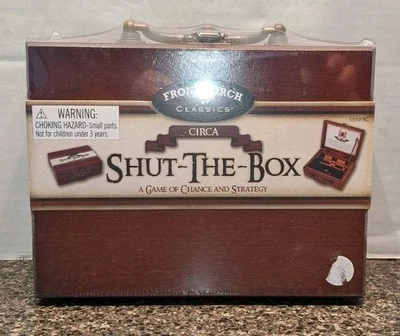 Shut-The-Box Game. Front Porch Classics. Game Of Chance. New/Sealed - Image 1 of 4