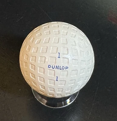 Beautiful  1930s DUNLOP Molded Mesh  Golf Ball - Image 1 of 4