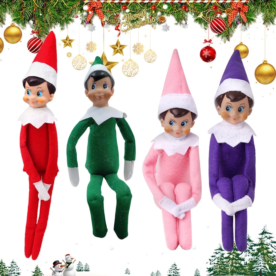 28CM 2025 Christmas Gift 12 Inch Elf On The Shelf Christmas Tradition Doll GR3