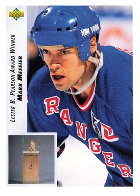 Mark Messier 1992-93 Upper Deck #432 New York Rangers Hockey - Image 1 of 2