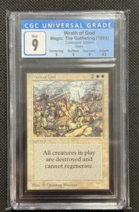MTG Wrath of God CGC 9 MINT Collectors' Edition Magic the Gathering 🔥🔥🔥 - Picture 1 of 2