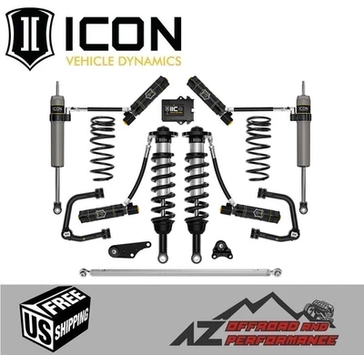ICON 1.25-3" Lift Stage 12 Suspension Kit w/ Tubular for '25+ Toyota 4Runner 4WD - Image 1 of 4