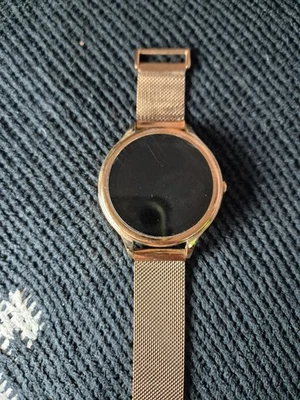 Fossil Gen 5E GPS 42mm Rose Gold Stainless Steel Mesh Band Smartwatch Untested. - Image 1 of 3