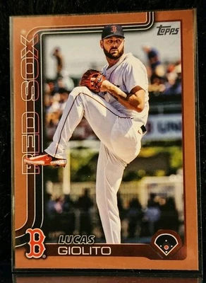 2025 Topps #614 Lucas Giolito Gold #/2025 - Image 1 of 2