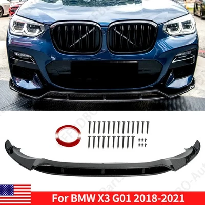 KITS DE CARROCERÍA DE PARACHOQUES DELANTERO FIBRA DE CARBONO PARA BMW X3 X4 G01 G02 M-SPORT 2018-2021 Foto 1 de 4