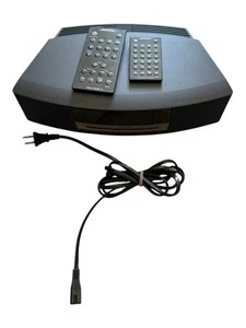 Bose Wave Music System AM/FM CD-Player Radiowecker + 2 Fernbedienungen AWRCC1 neuwertig schwarz - Bild 1 von 9