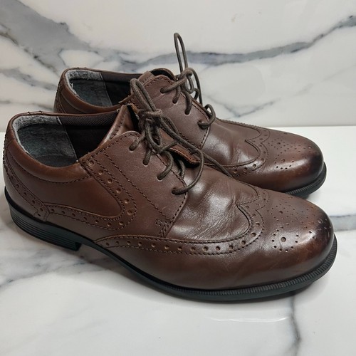 THOM BROWNE Thom McAn Scarpe eleganti Oxford classiche da uomo in pelle marrone bismark taglia 8 5