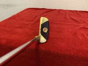 Matzie Velvet-Touch Custom Gold Mallet Putter Steel Shaft RH 35" - Picture 1 of 6