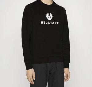 Belstaff Herren Sweatshirt Gr L NEU Schwarz Baumwolle - Bild 1 von 13