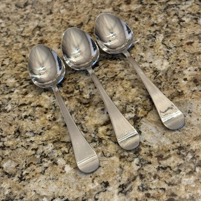 Cucharas de mesa sopa cubiertos MSE Martha Stewart MFS18 3 piezas Foto 1 de 4