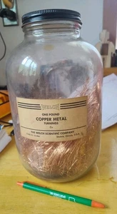 W M Welch vintage Copper JAR Cu With Copper - Picture 1 of 4