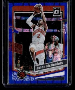 2023-24 Donruss Optic #79 Jalen McDaniels Blue Seismic #/249 - Picture 1 of 2