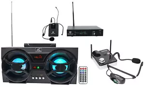 Samson AIRLINE 99M Rechargeable Fitness Headset+Wireless System+Boombox D-Band - Picture 1 of 11