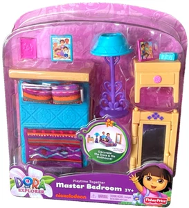 Fisher-Price Dora La Exploradora Nickelodeon Tiempo de Juego Juntos Dormitorio Principal - Imagen 1 de 1