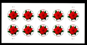 U.S.#5311 MNH, GLOBAL-POINSETTIA, FOREVER Sheet, F.V. $11.50 (2018) - Picture 1 of 2