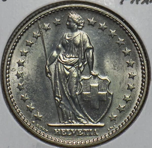 Switzerland 1968 2 Francs 297473 combine shipping - Picture 1 of 2