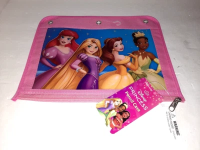 Bolsa estojo fichário princesa Disney com zíper (nova com etiquetas) - Imagem 1 de 4