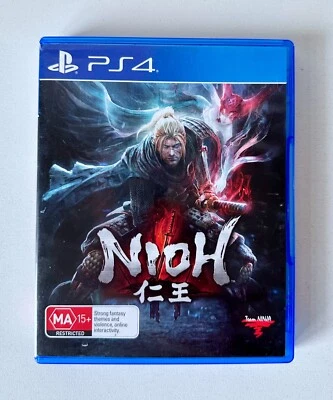 Nioh Inc Artwork + Manual PS4 Playstation 4 VGC Mint Disc AU - Image 1 of 4