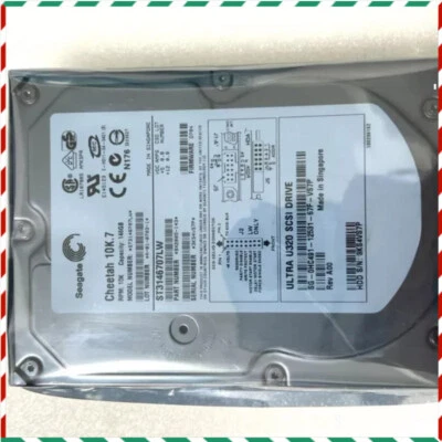 New SEAGATE ST3146707LW 146GB 10K.7 3.5" SCSI U320 68PIN Cache 8MB HARD DRIVE - Image 1 of 3