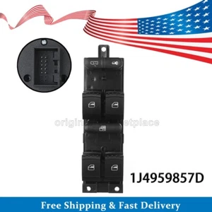Fits For Volkswagen Golf Passat Jetta Front Left Master Power Window Door Switch - Picture 1 of 6