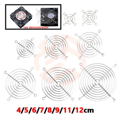 Fan Grills PC Case Computer Cooling Fan Metal Finger Grill Guard Protection Net - Image 1 of 4