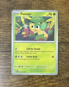 Pokemon - Pansage 004/182 - Paradox Rift - Regular - NM/M - Picture 1 of 6