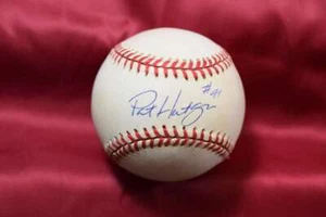 Béisbol firmado con autógrafo de la Liga Americana OAL Pat Hentgen - Imagen 1 de 1